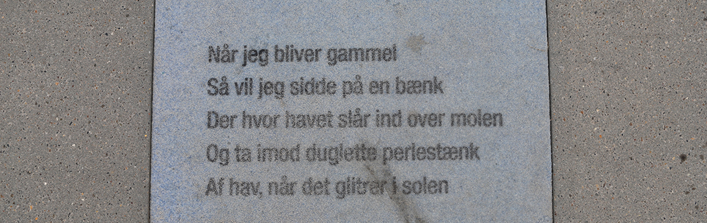 Flisepoesi "Når jeg bliver gammel"