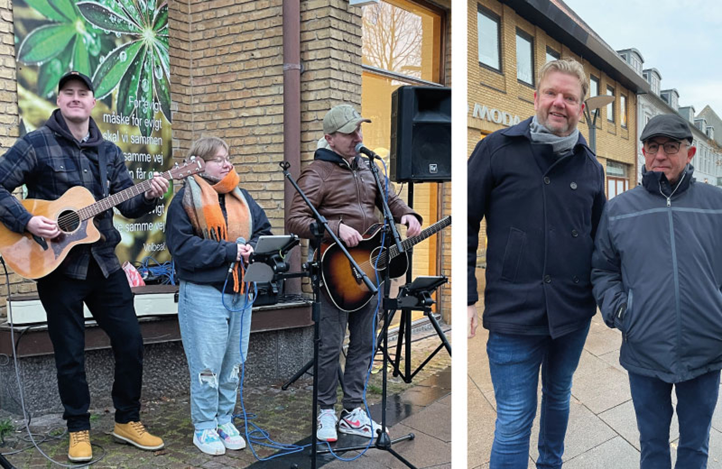 Musik på Fisketorvet og borgmesteren, der indvier poesiværk
