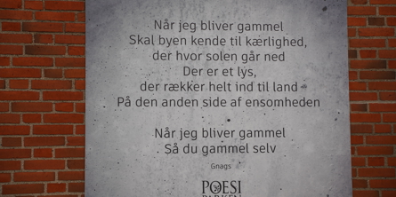 Foto af værket" Når jeg bliver gammel"